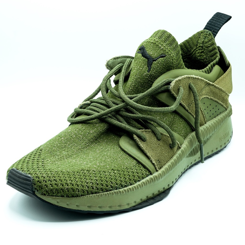 Puma Tsugi Ignite Athletic Army Green Running Shoe